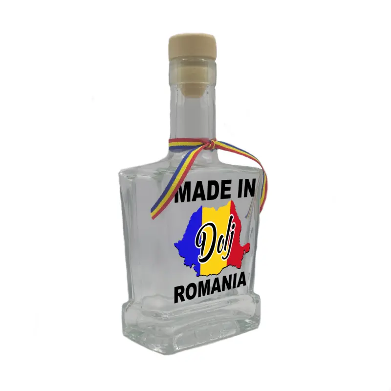 Made in dolj romania, sticla cu mesaj plata, 500 ml, model divgs179 06 19